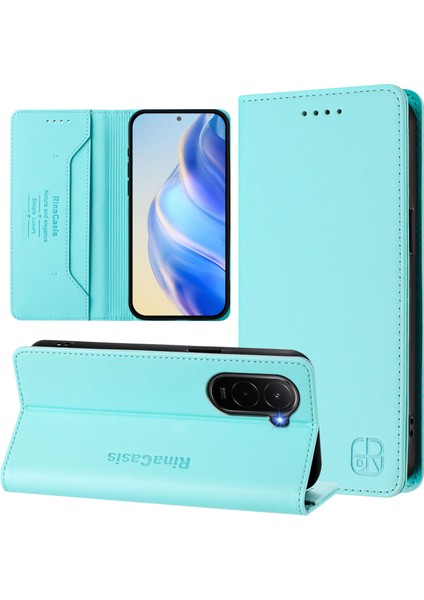 Xiaomi Poco M7 Plus 5g Deri Telefon Kılıfı ve Rfıd Engelleme Cüzdan Standı (Yurt Dışından) modelleri