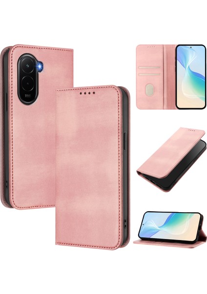 Xiaomi Poco M7 Plus 5g Cüzdan Kılıfları Retro Doku Rfıd Engelleme Deri Telefon Kılıfı (Yurt Dışından) fiyatları