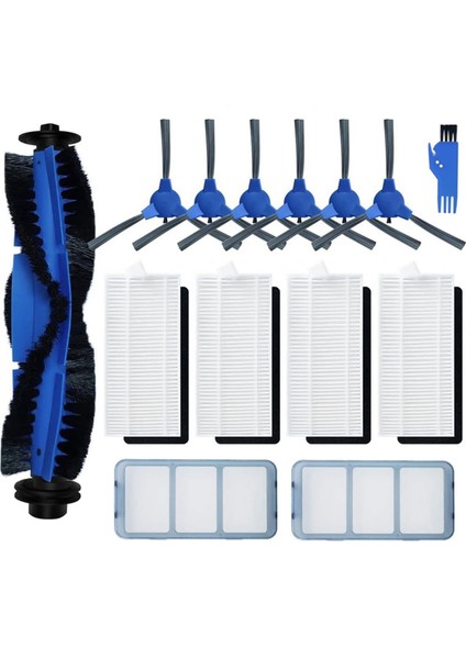 Eufy Robovac 11S, 12, 15T, 15C, 25C, 30, 30C Robot Vakum Süpürge Ana Yan Fırça Hepa Filtre Yedek Parçaları (Yurt Dışından)
