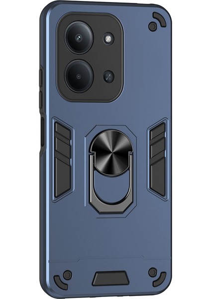 Xiaomi Redmi 15C 4g Pc + Tpu Düşmeye Lı Telefon Kılıfı ve Halka Ayaklı Destek (Yurt Dışından)