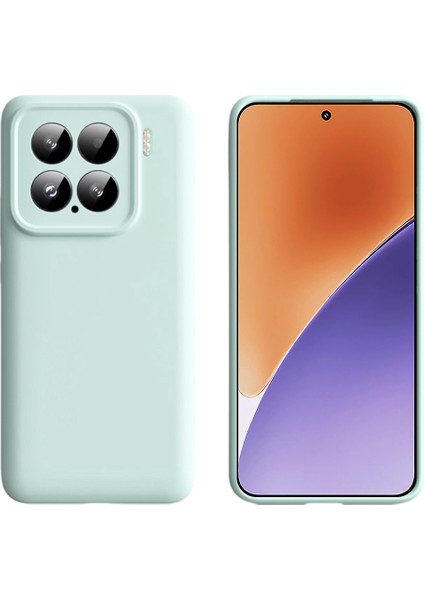 Xiaomi 15 Magsafe Sıvı Silikon + Pc Telefon Kılıfı ile Uyumlu (Yurt Dışından)