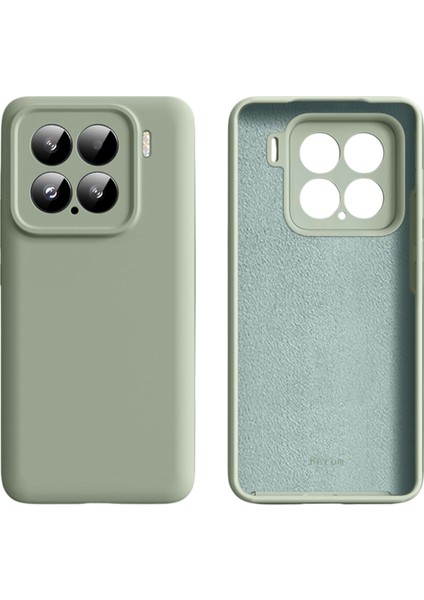 Xiaomi 15 Sıvı Silikon + Pc Darbeye Dayanıklı Telefon Kılıfı (Yurt Dışından)