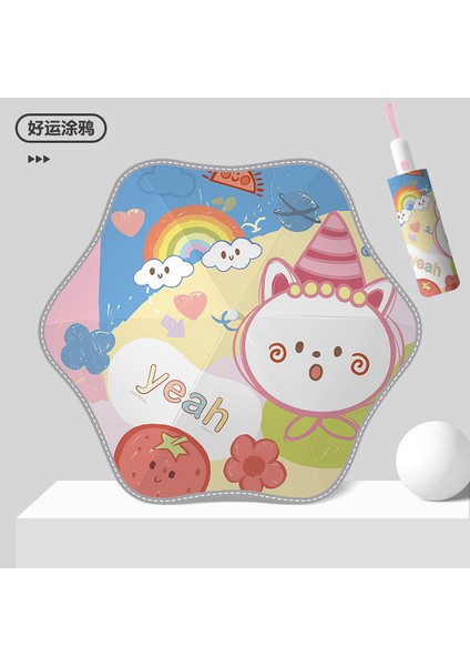 Okul Için Sevimli Öğrenci Şemsiyesi (Yurt Dışından)