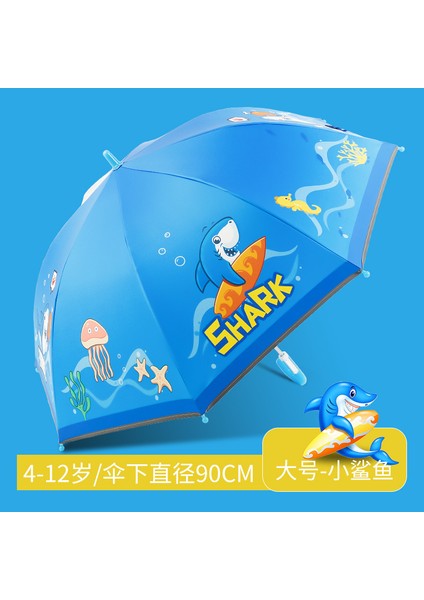 Çizgi Film Güvenlikli Çocuk Şemsiyesi (Yurt Dışından)