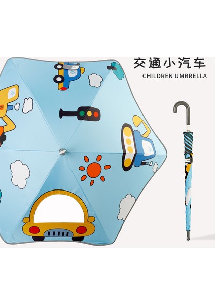 Sevimli Karikatür Tarzı Öğrenci Şemsiyesi (Yurt Dışından)