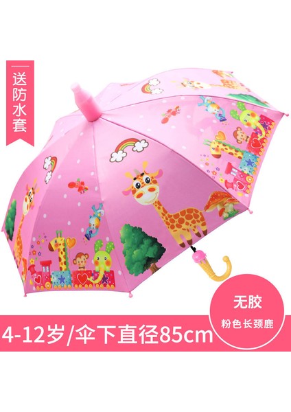 Çizgi Film Güvenlikli Çocuk Şemsiyesi (Yurt Dışından)