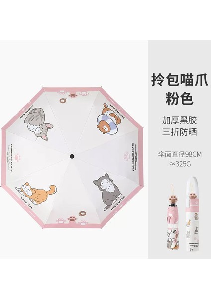 Sevimli Karikatür Tarzı Öğrenci Şemsiyesi (Yurt Dışından)