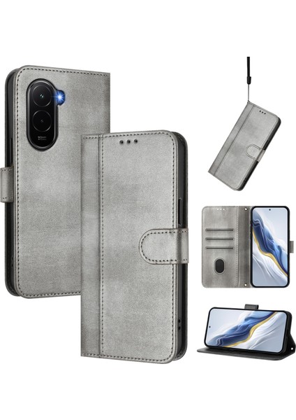 Xiaomi Poco M7 Plus 5gs Cüzdan Standı Retro Doku Deri Telefon Kılıfı ve Kordonu (Yurt Dışından) fiyatları