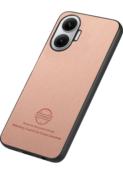 Xiaomi Poco F7 5g Deri Telefon Arka Kılıfı Kumaş Dokulu (Yurt Dışından) fırsatları