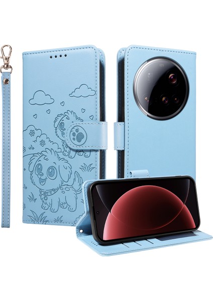 Xiaomi 15 Ultra Rfıd Engelleme Pu Deri Telefon Kılıfı ve Bilek Kayışı (Yurt Dışından)