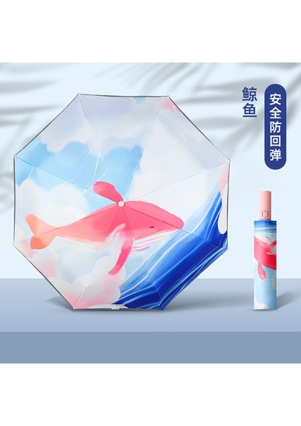 Çizgi Film Güvenlikli Çocuk Şemsiyesi (Yurt Dışından)