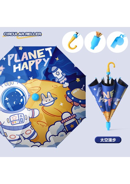 Çizgi Film Güvenlikli Çocuk Şemsiyesi (Yurt Dışından)