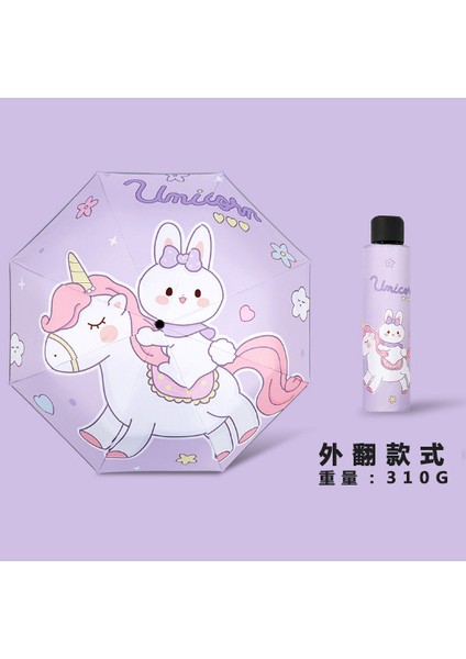 Çizgi Film Güvenlikli Çocuk Şemsiyesi (Yurt Dışından)