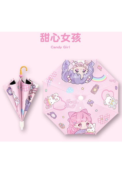 Okul Için Sevimli Öğrenci Şemsiyesi (Yurt Dışından)