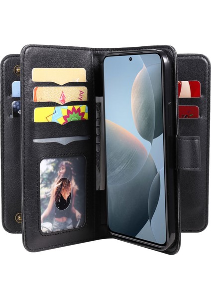 Xiaomi 14T Deri 10 Kartlıklı Telefon Kılıfı Standı (Yurt Dışından) fırsatları