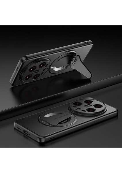 Xiaomi 14 Ultra Gizli Destek Standı Cilt Hissi Mat Pc Tpu Telefon Arka Kapağı Magsafe ile Uyumlu (Yurt Dışından) fiyatları