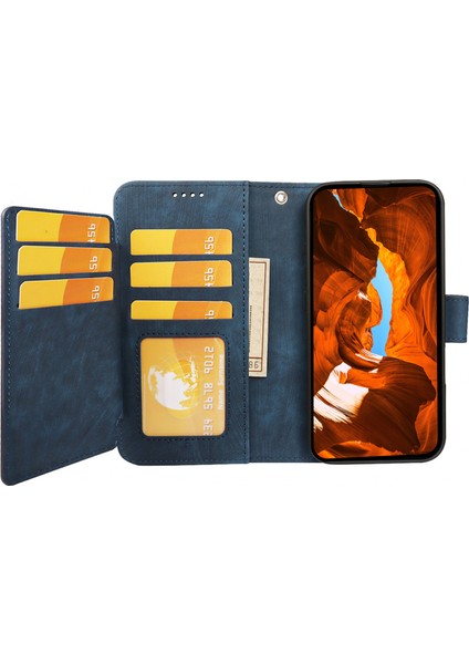 Xiaomi Poco F7 5g Deri Cüzdan Telefon Kılıfı 9 Kart Yuvası ile (Yurt Dışından) modelleri