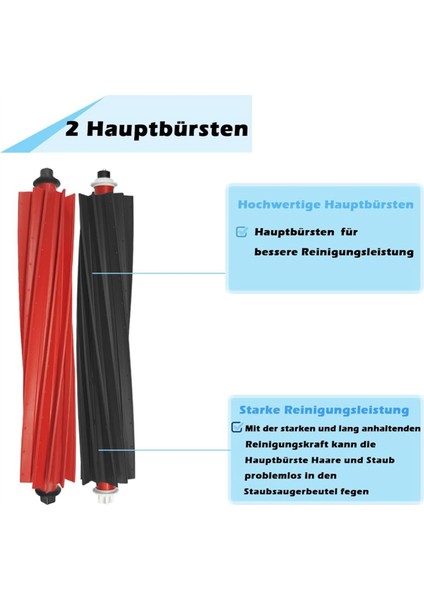 Roborock S8 Maxv Ultra Robot Vakum Süpürücü Ana Yan Fırça Hepa Filtreleri Mop Bez Toz Torbaları Aksesuarlar (Yurt Dışından) fiyatları