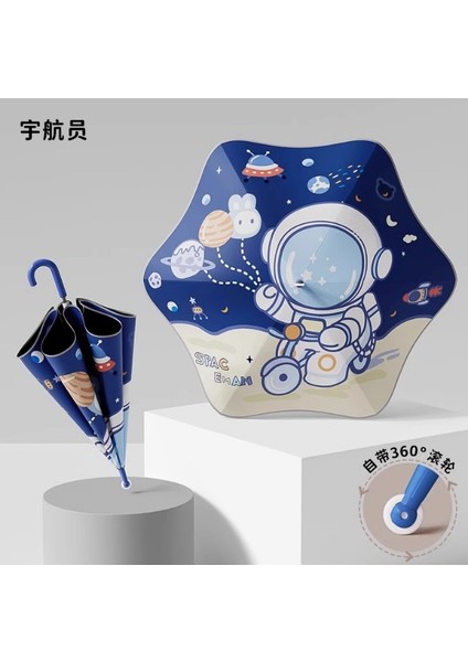 Sevimli Karikatür Tarzı Öğrenci Şemsiyesi (Yurt Dışından)