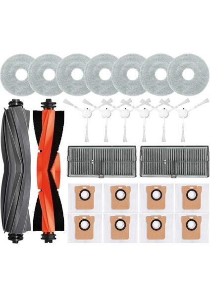 Xiaomi Mijia M30S Için D103CN Robot Vakum Yedek Parçalar Sarf Meydan Okuma Ana Yan Fırça Hepa Filtre Mop Bez Toz Torbası (Yurt Dışından)