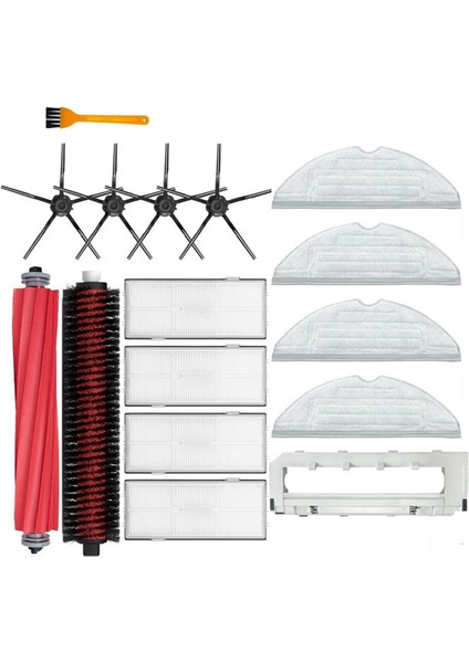 Roborock S7 Maxv Ultra S7 Pro Ultra G10 G10S Ana Yan Fırça Hepa Filtre Paspas Parçaları Robot Vakum Süpürücü (Yurt Dışından) modelleri