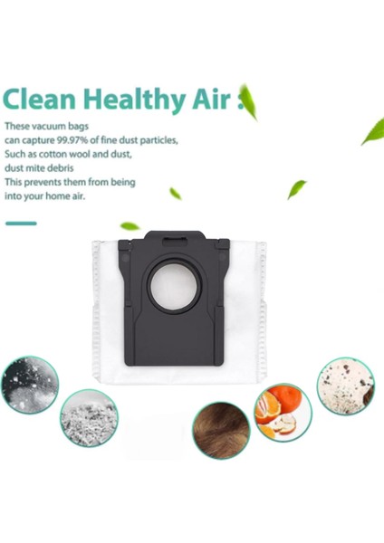 20PCS Dreame Bot Için Dokuma Toz Çantası X30PRO Ultra X30PRO Plus Robot Vakum Süpürge Çöp Torbası Yedek Parçaları (Yurt Dışından) fiyatları