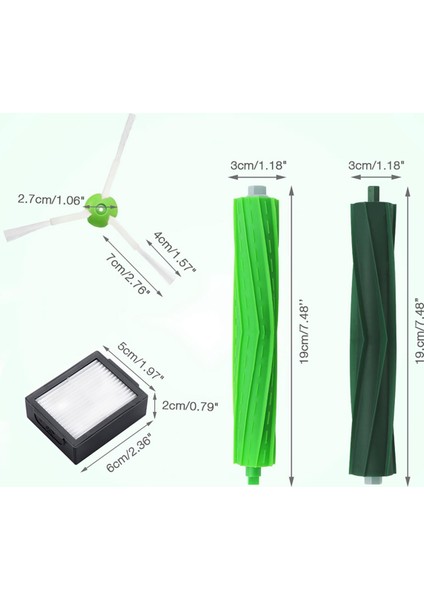 Irobot Roomba I8 I8+ I7 I7+ I6 I6+ I4 I3 I3+ Plus J7 E5 E6 E7 I &amp; E&amp;j Serisi Vakum Süpürge Filtreleri (Yurt Dışından) indirimleri