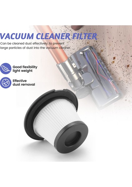 5pcs Dibea C17 T6 T1 Kablosuz Çubuk Vakum Süpürge Parçaları Için 5 Adet Yedek Hepa Filtresi (Yurt Dışından) fırsatları