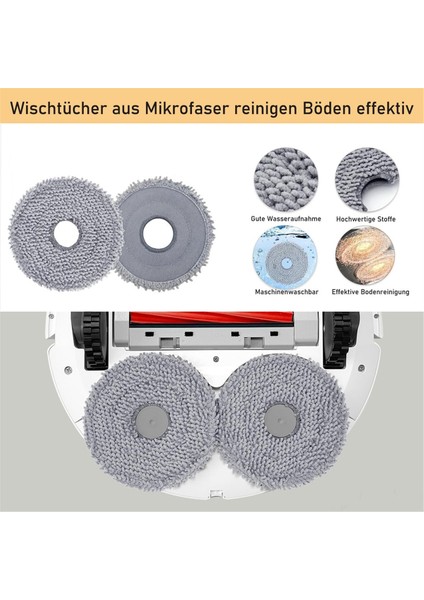 Roborock Qrevo S/qrevo Pro/qrevo Maxv Ana Yan Fırça Hepa Filtre Mop Bez Tuz Torbaları Robot Vakum Temel Parçaları (Yurt Dışından) modelleri