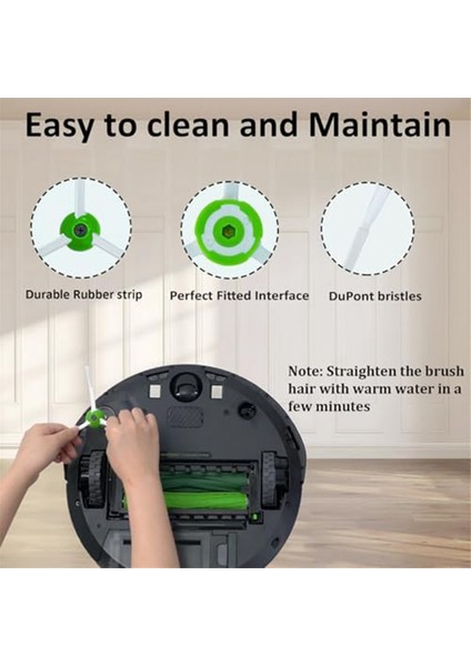 Irobot Roomba I3 I3+ I4 I6 I6+ I7 I7+ I8 I8+/artı E5 E6 E7 I, E&amp;j Serisi Vakum Süpürücü Ana Yan Fırça Hepa Filtreleri (Yurt Dışından) indirimleri