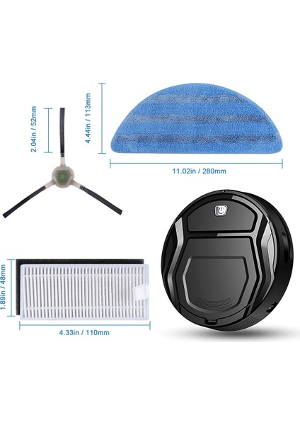 Lefant M201 U180 M571 M200 M500 M501 M520 T700 T800 Robot Vakum Temizleyici Aksesuarları Kiti (Yurt Dışından) fırsatları