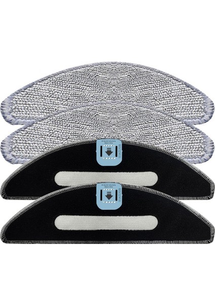 4pcs Irobot Oraya Için Yıkanabilir Mikrofiber Paspas Pedleri Combo I5/ı5+/j5/j5+ Robot Vakum Süpürge Yedek Yedek Parçalar (Yurt Dışından)