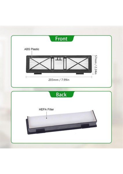 Yedek Filtre Parçaları Neato Botvac D Serisi D3 D5 70E, 75, 80, D80 85, D70 Vakum Süpürge Parçaları (Yurt Dışından) fiyatları