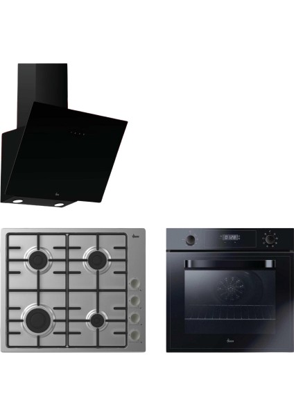 Eronya Ankastre Set (HDG6C1GBTK + HHW6LMX + HOT3051BI/E)