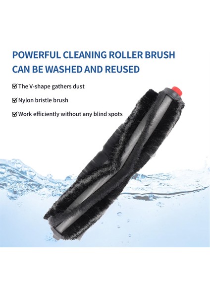 Mıdea VCR21LSW / Mıdea M6 Robot Vakum Süpürge Değiştirmeleri Parçalar Mian Yan Fırça Mop Bezi Hepa Filtre (Yurt Dışından) modelleri