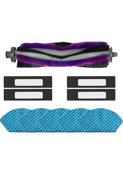 Midea M7 M7 Pro I10 M71CN R20M01BM71CN Robot Vacu Searrıcer Ana Fırch Hepa Filtre Mop Rag Aksesuarları (Yurt Dışından)