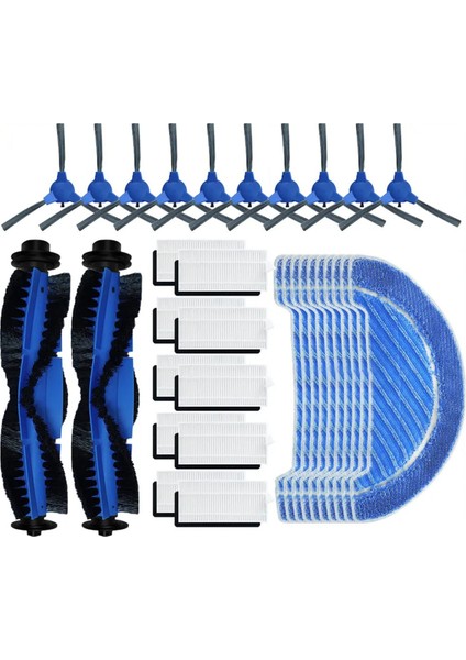 Conga 1090 /1790 Ultra / 1790 Titanyum Ana Yan Fırça Hepa Filtre Mop Rag Robot Vakum Yedek Parçalar Aksesuarları (Yurt Dışından)