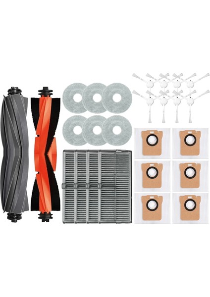 Xiaomi Mijia M30S Için D103CN Robot Vakum Yedek Parçalar Hepa Filtre Mop Bez Toz Çanta Aksesuarları (Yurt Dışından)
