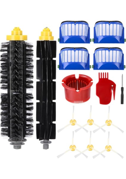 Irobot Roomba Için Yedek Fırçalar 600 Serisi 605 606 610 615 616 620 621 625 630, Fırça Aksesuar Kiti, Filtre (Yurt Dışından)