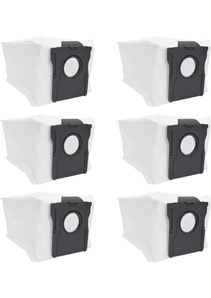 6pcs Dream Bot X40 / X40 Pro / X40 Ultra Vakum Süpürge Dokunmayan Çöp Torbaları Için Toz Çanta Yedek Parçaları (Yurt Dışından)