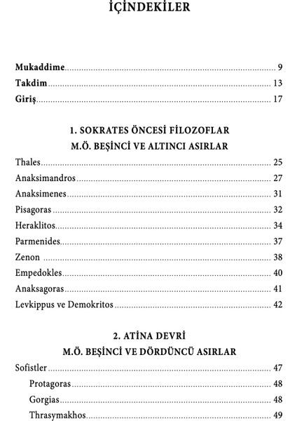 Batı Felsefesi Tarihi - Donald Palmer modelleri