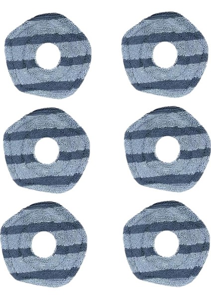 6pcs Eufy X10 Pro Omni ve Eufy X9 Pro Robot Vakum Yedek Parçalar Paspas Bezi Için (Yurt Dışından)