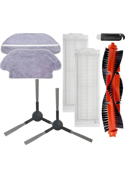 Ilıfe A11 Robot Vakum Temizleyici Yedek Hepa Filtresi Ana Yan Fırça Mop Bez Aksesuarları Parçalar Kiti (Yurt Dışından)