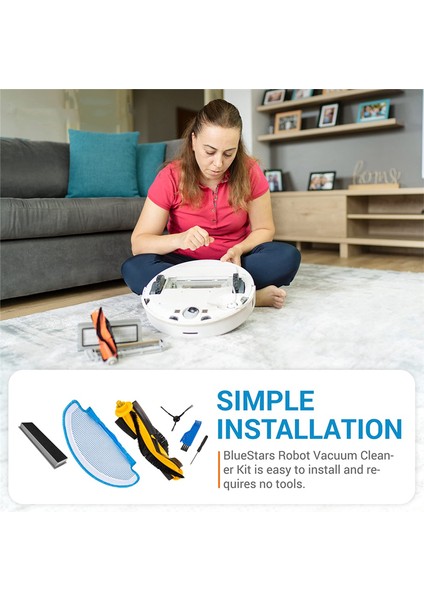 Ecovacs Deebot T8 T8 Aıvı T8 Max N8 Pro N8 Pro+T9 Yeedi Vac/yeedi Vac Max Robot Vakum Süpürge Yedek Parçaları (Yurt Dışından)