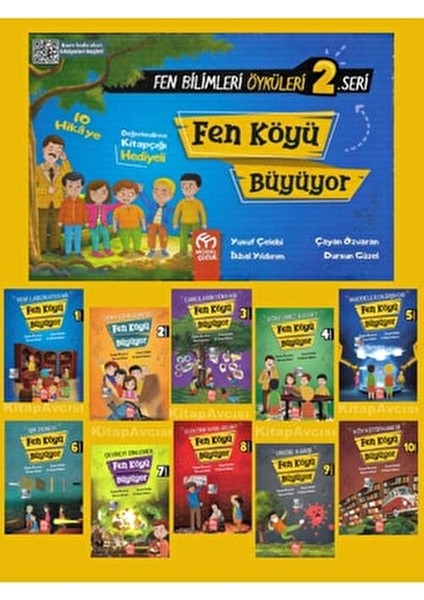 Fen Köyü Büyüyor 2 Hikaye Serisi İmzalı 10 Kitap Ciltsiz 640 Sayfa modelleri