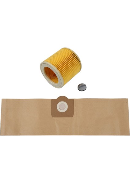 5pcs Toz Torbası 1pcs Karcher Wd3 Için Filtre Premium Wd 3.300 M Wd 3.200 WD3.500 P 6,959-130 Vakum Süpürge (Yurt Dışından)