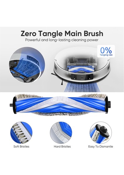 Ecovacs Deebot T30S Robot Vacum Seğerleri Ana Yan Fırça Hepa Filtre Mop Bez Torbaları Yedek Parçalar (Yurt Dışından) fırsatları