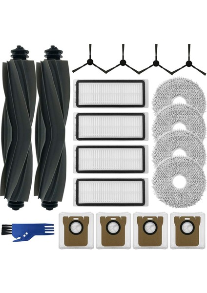 Dream L20 Ultra ve Mop Robot Vakum Temizleyici Ana Yan Fırça Hepa Filtreleri Mop Kumaş Toz Çanta Aksesuarları (Yurt Dışından)