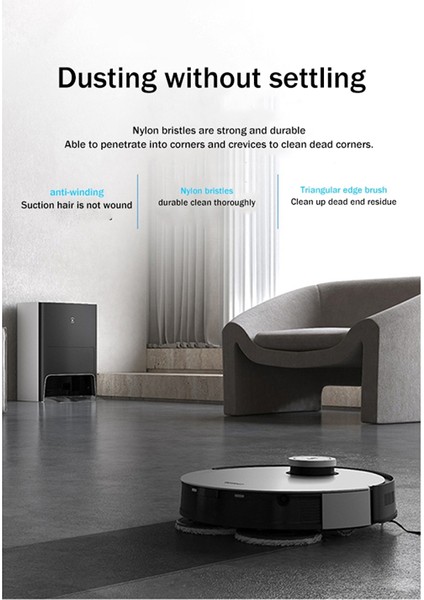 Ecovacs Için Uygun Süpürme Robot Aksesuarları X1 Robot Vakum Süpürge Süpürücü Yan Fırça Yedek Parçaları (Yurt Dışından) indirimleri