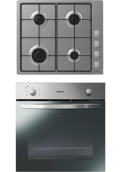Candy Inoxeco Ankastre Set (CHW6LX Ocak + FCS100X/E Fırın )